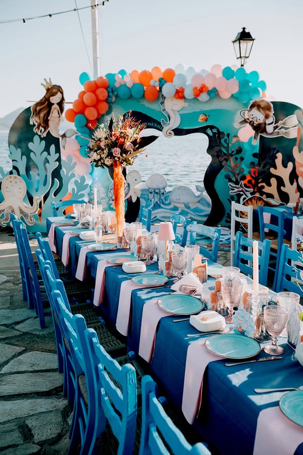 Stunning Twin Baptism Mermaid Diver Seaside